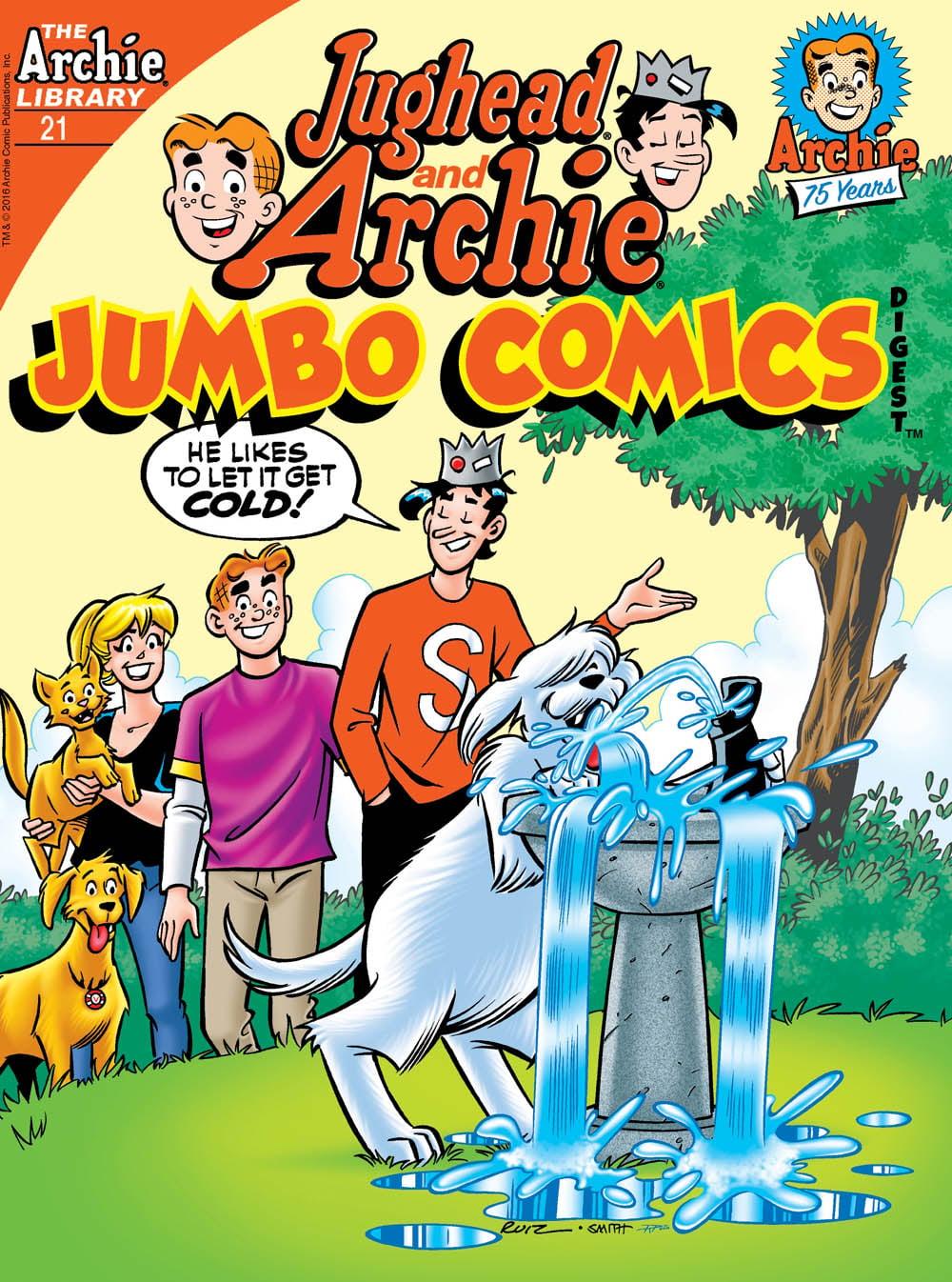 JUGHEAD AND ARCHIE JUMBO COMICS DIGEST #21 Cover