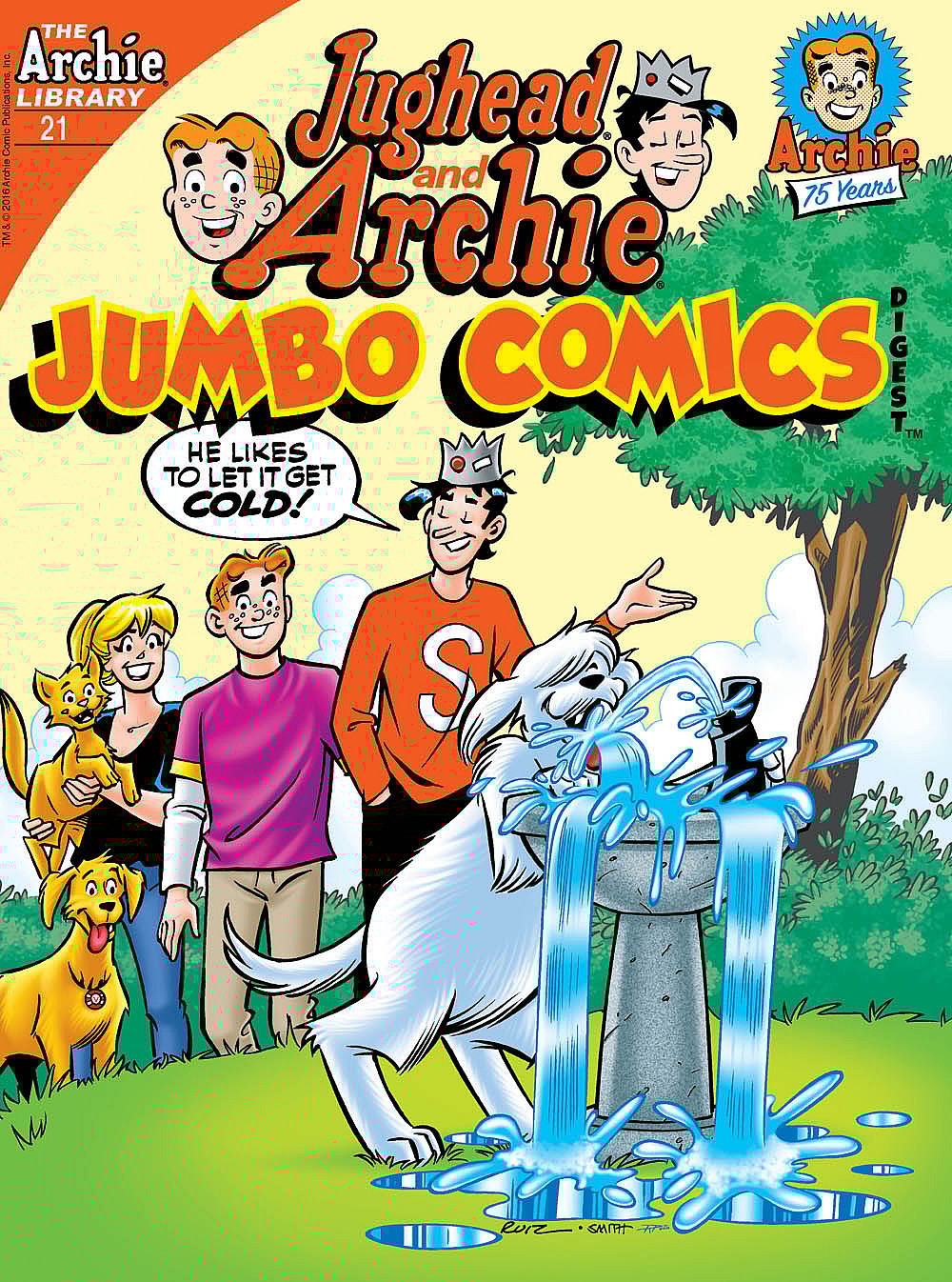 JUGHEAD AND ARCHIE JUMBO COMICS DIGEST #21 Cover