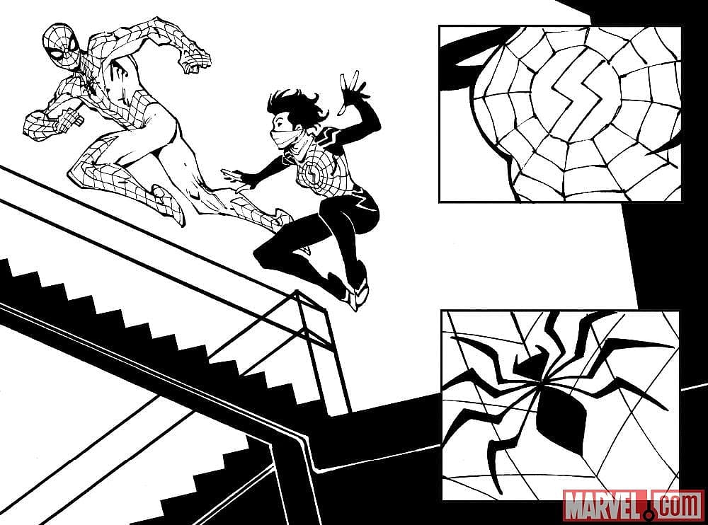 Amazing Spider-Man/Silk: The Spider(Fly) Effect Cover Preview Page