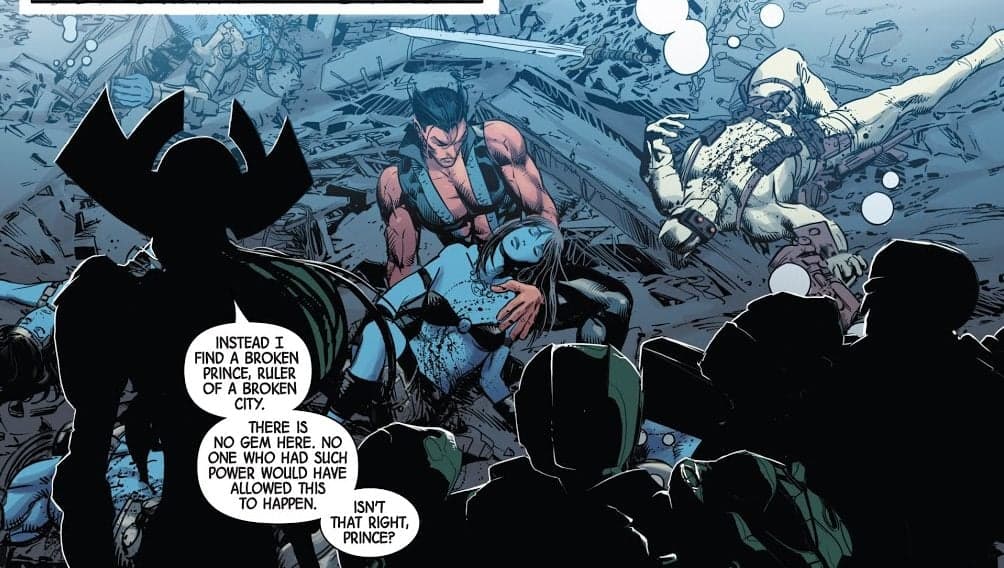 Proxima Midnight and Namor