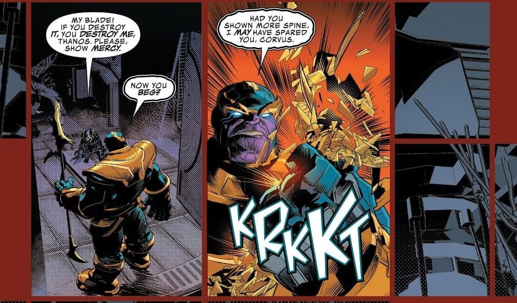 Thanos #1 Corvus Glaive