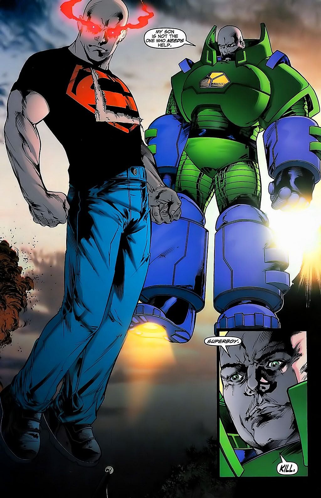 Lex Luthor and Superboy
