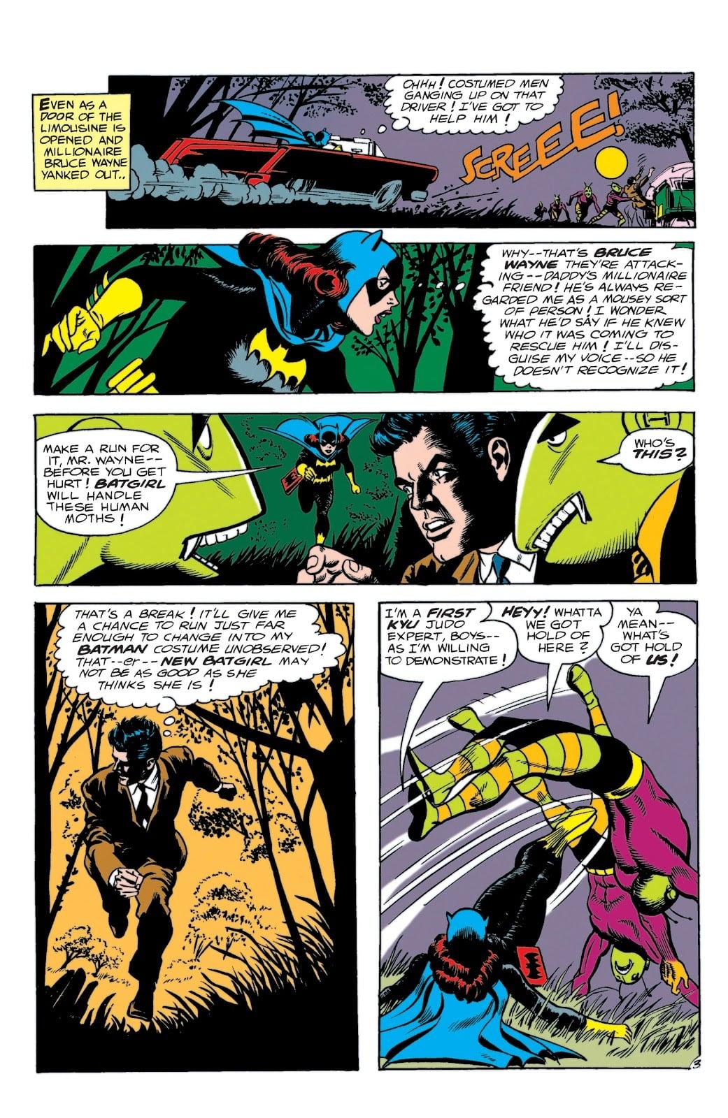 Batgirl saves Bruce Wayne