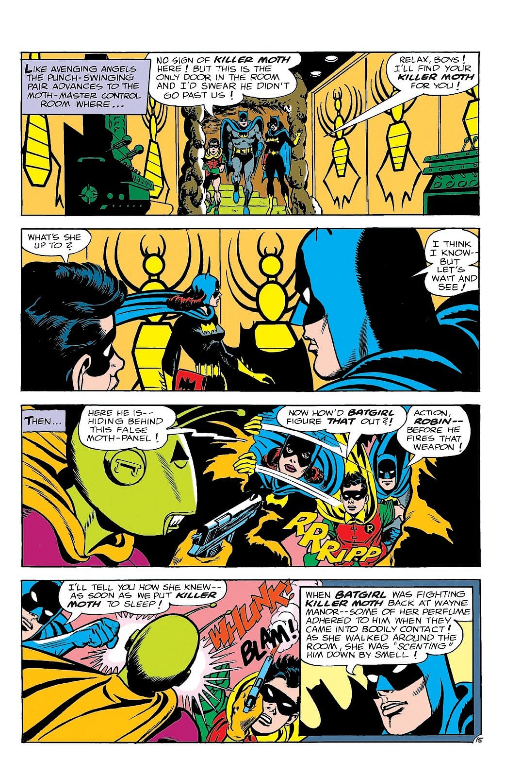 Batgirl finds Killer Moth