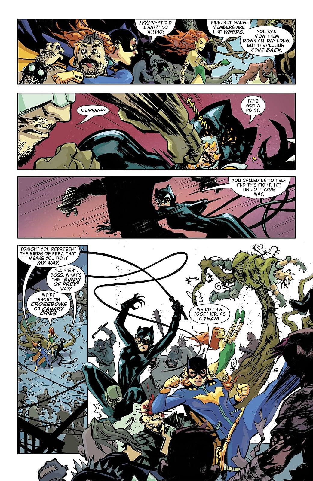 Catwoman and Poison Ivy