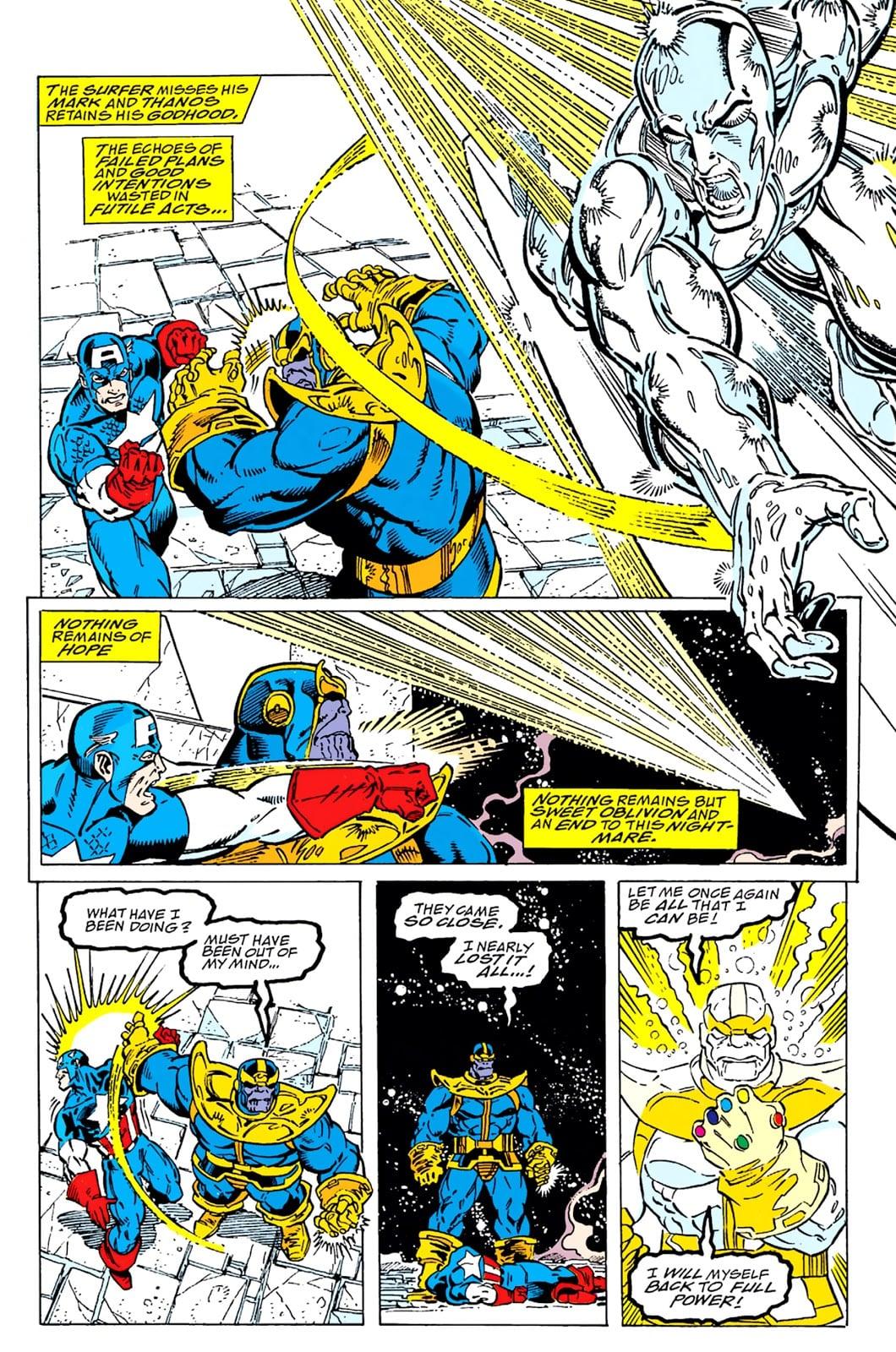 Captain America vs Thanos