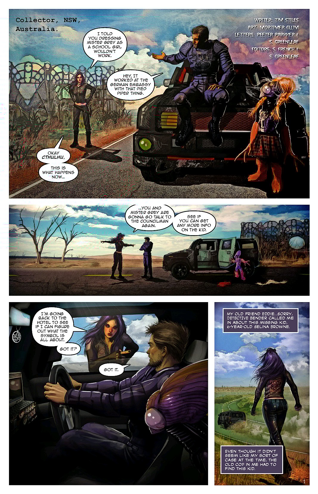 Cthulhu Williams #0 Preview Page