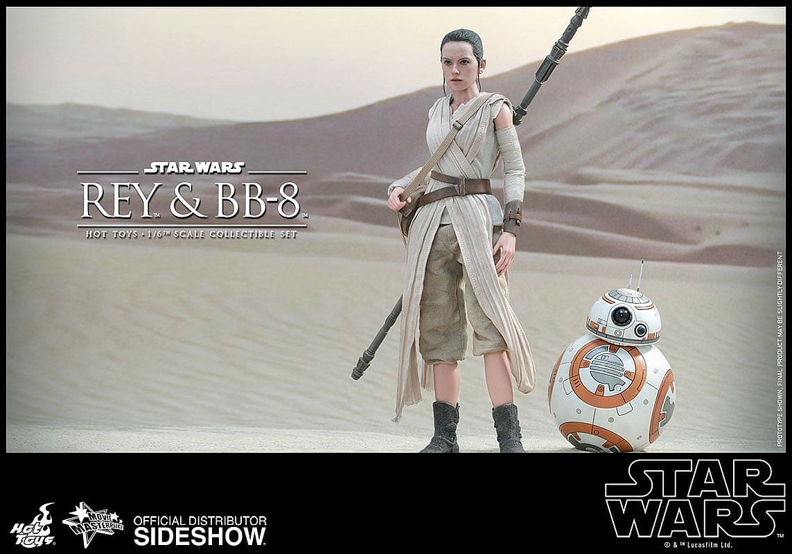 Rey and BB-8 Sixth Scale Figure Set by Hot Toys