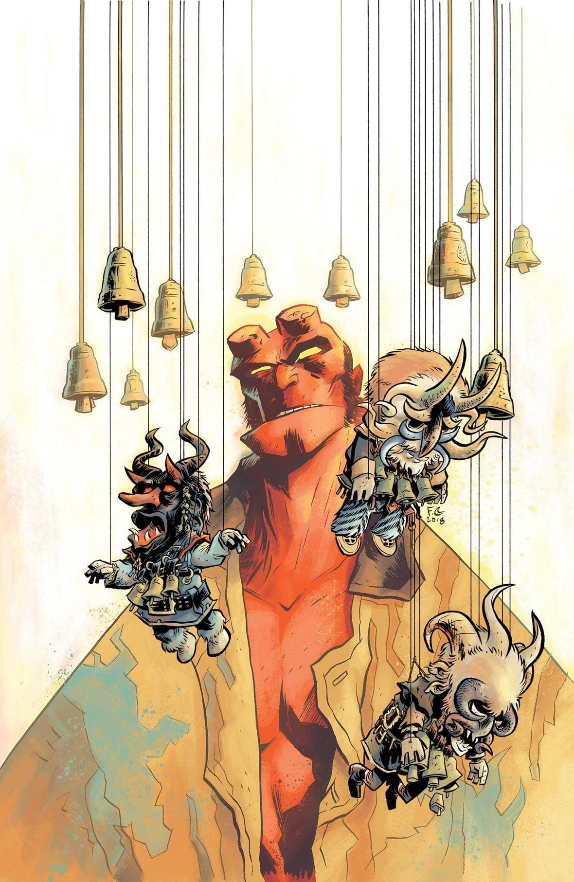 Hellboy Winter Special 2018 cover by Fábio Moon