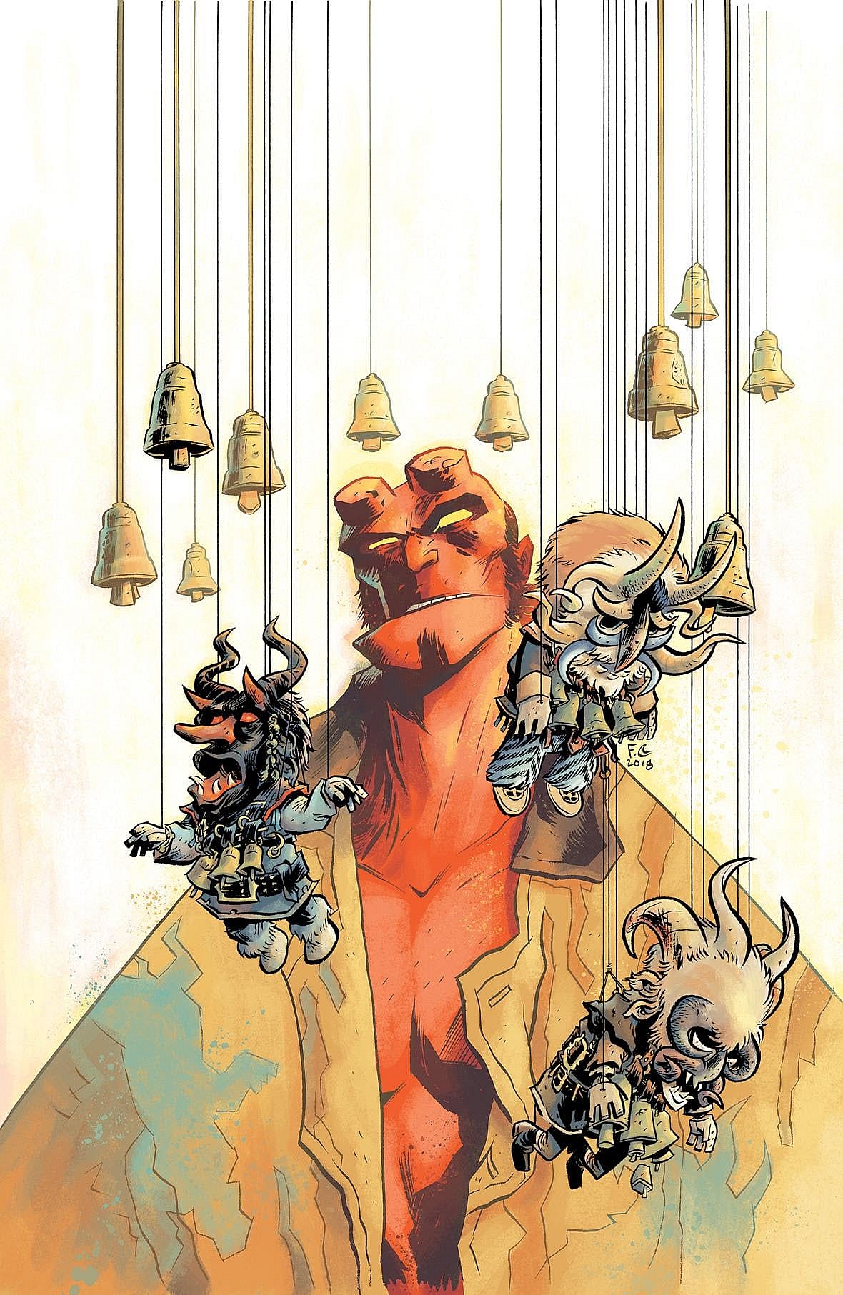 Hellboy Winter Special 2018 cover by Fábio Moon
