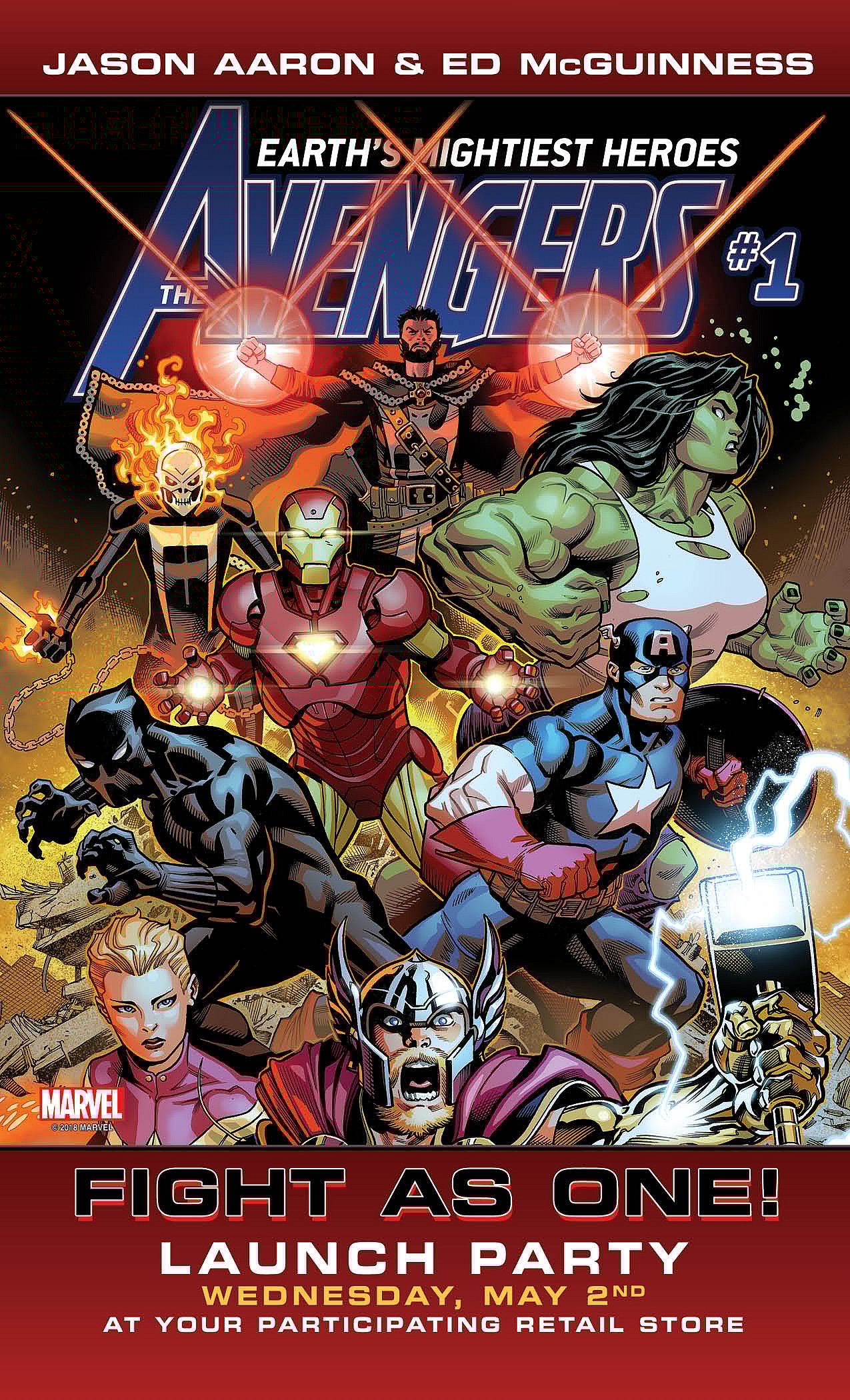 Avengers #1 Postcard
