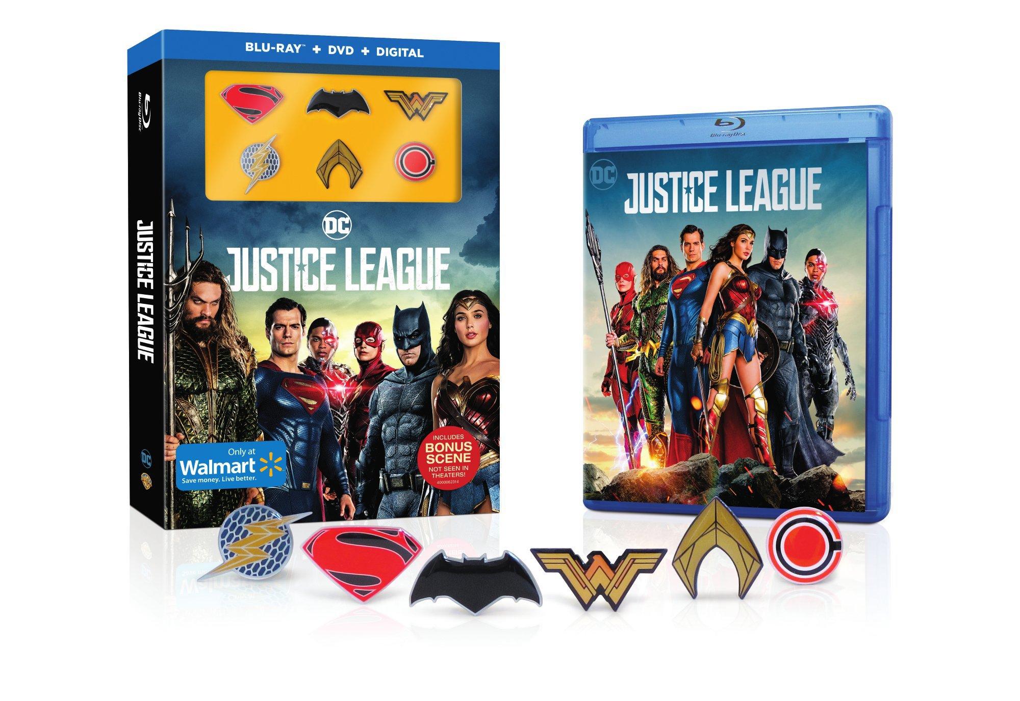 Walmart Justice League DVD