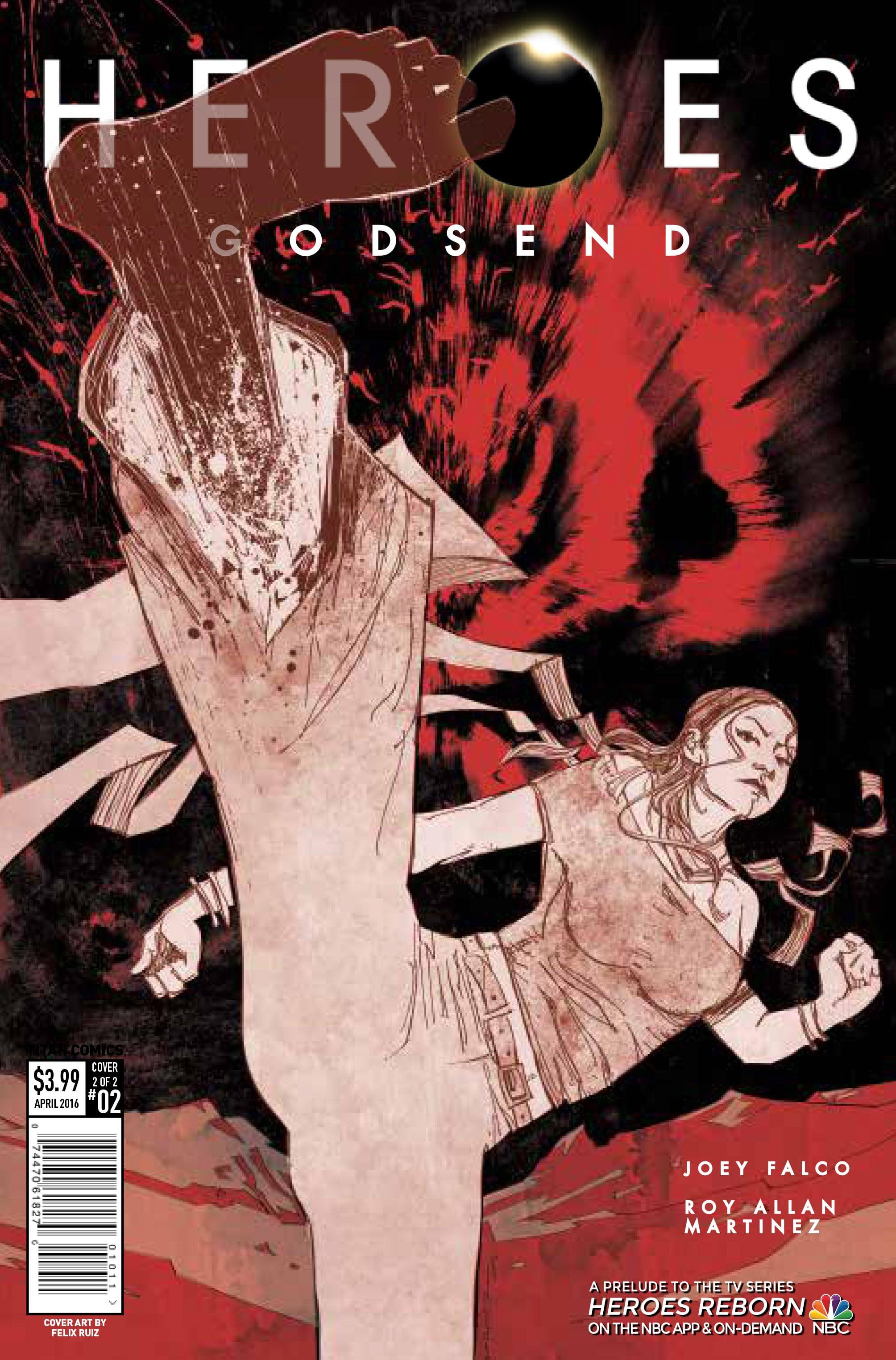 Heroes Godsend #2 Cover