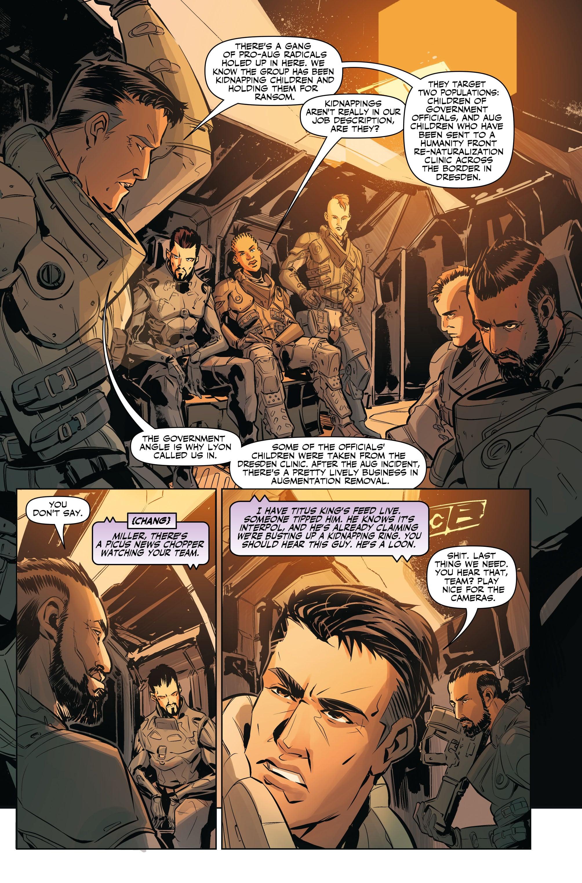 Deus Ex #1 Preview Page