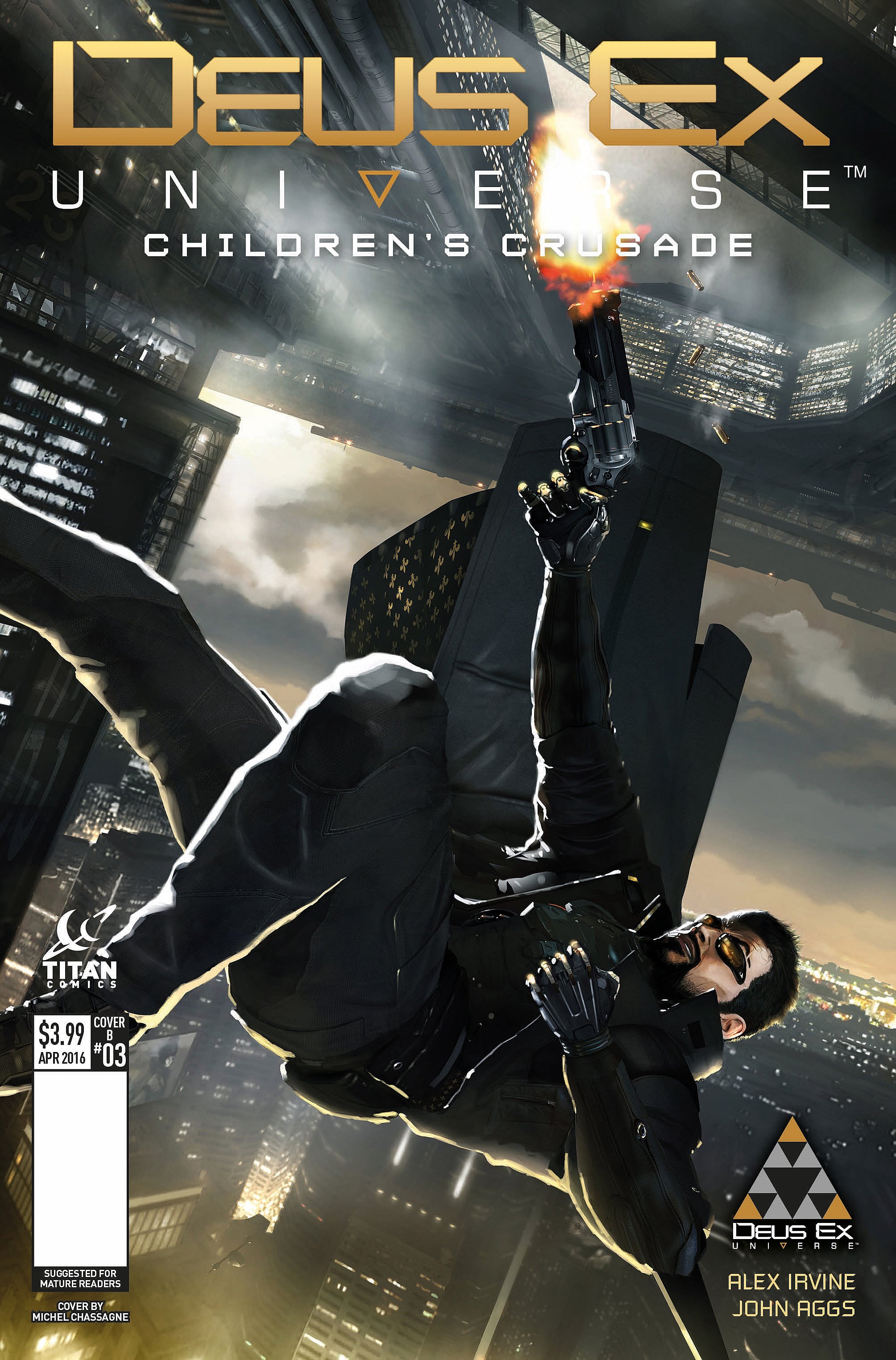 Deus Ex: Children's Crusade #3 Cover