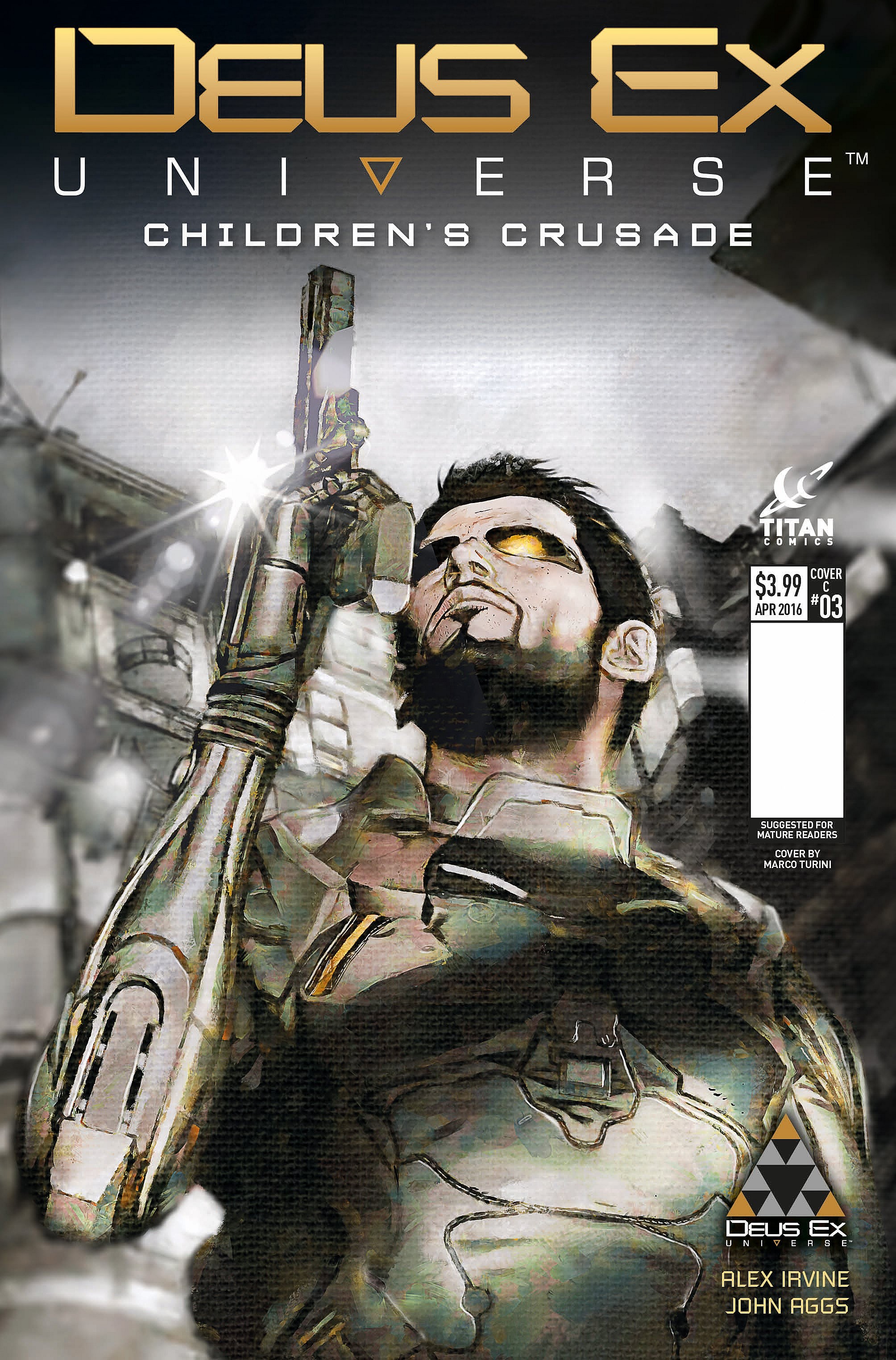 Deus Ex: Children's Crusade #3 Cover