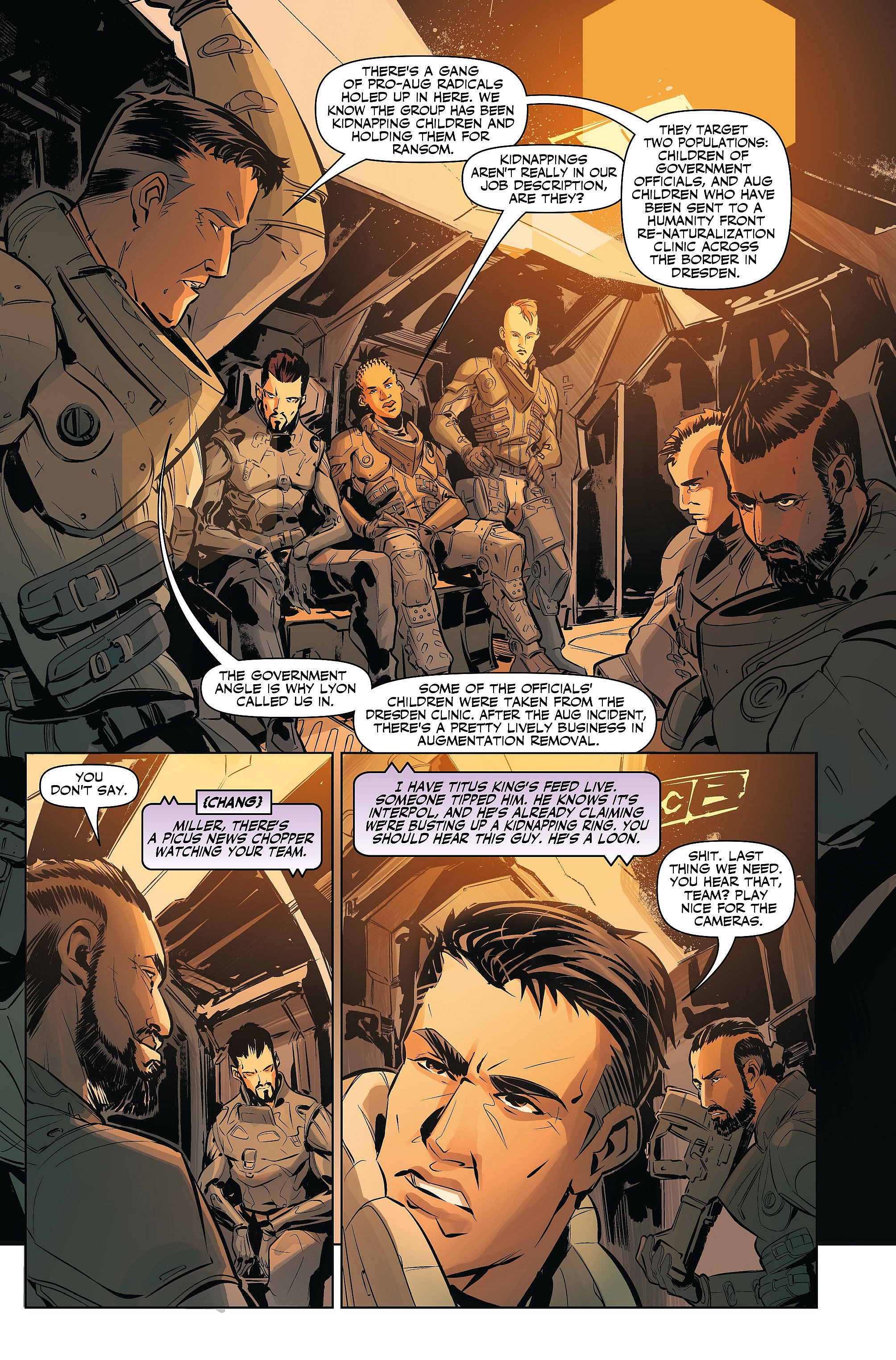 Deus Ex #1 Preview Page