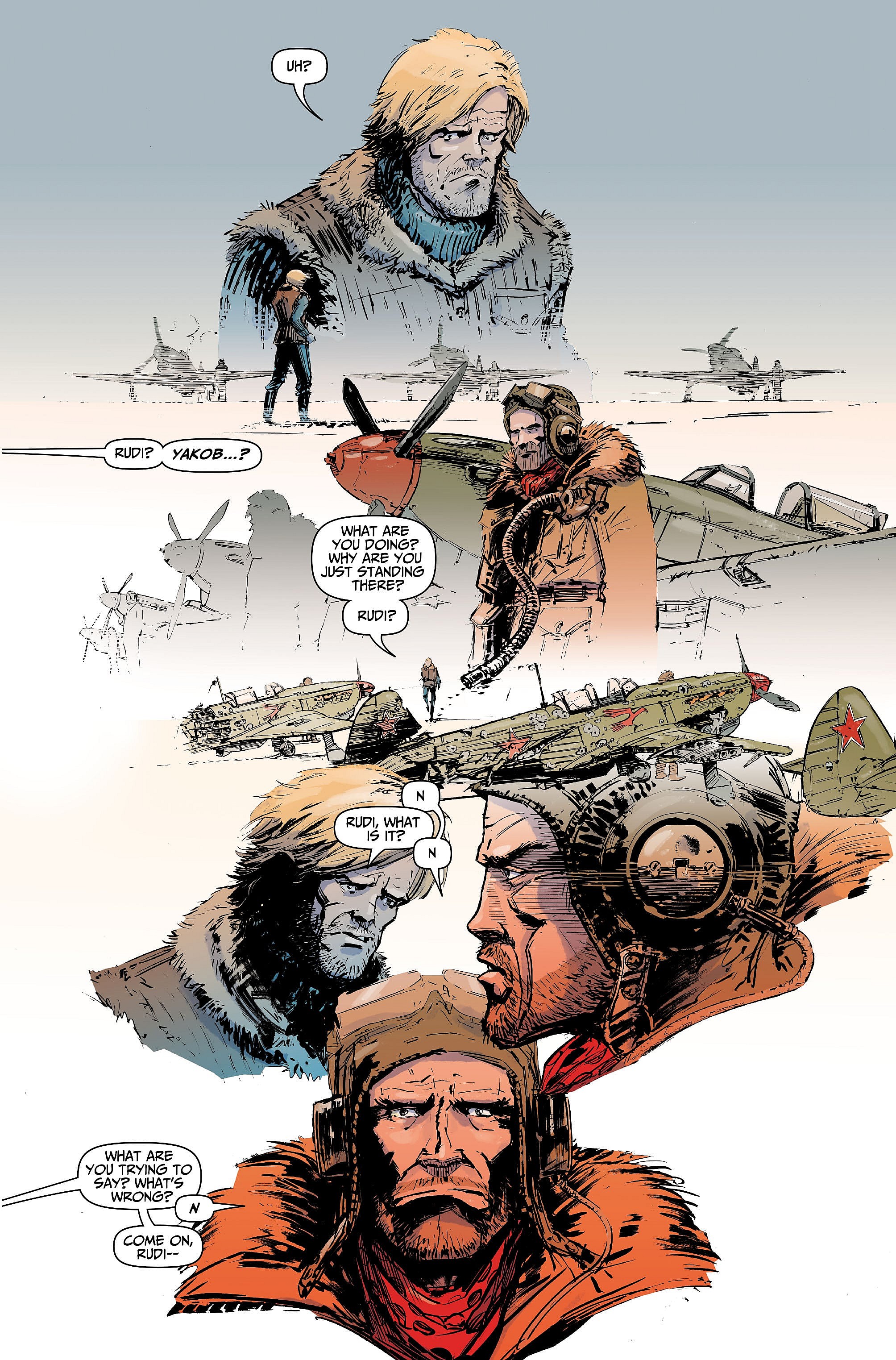 Johnny Red #4 Preview Page