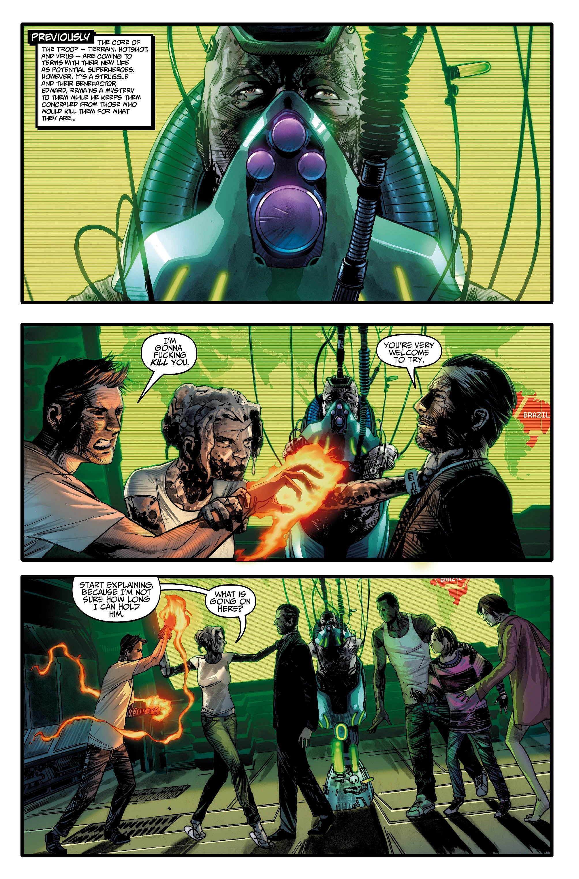 The Troop #3 Preview Page