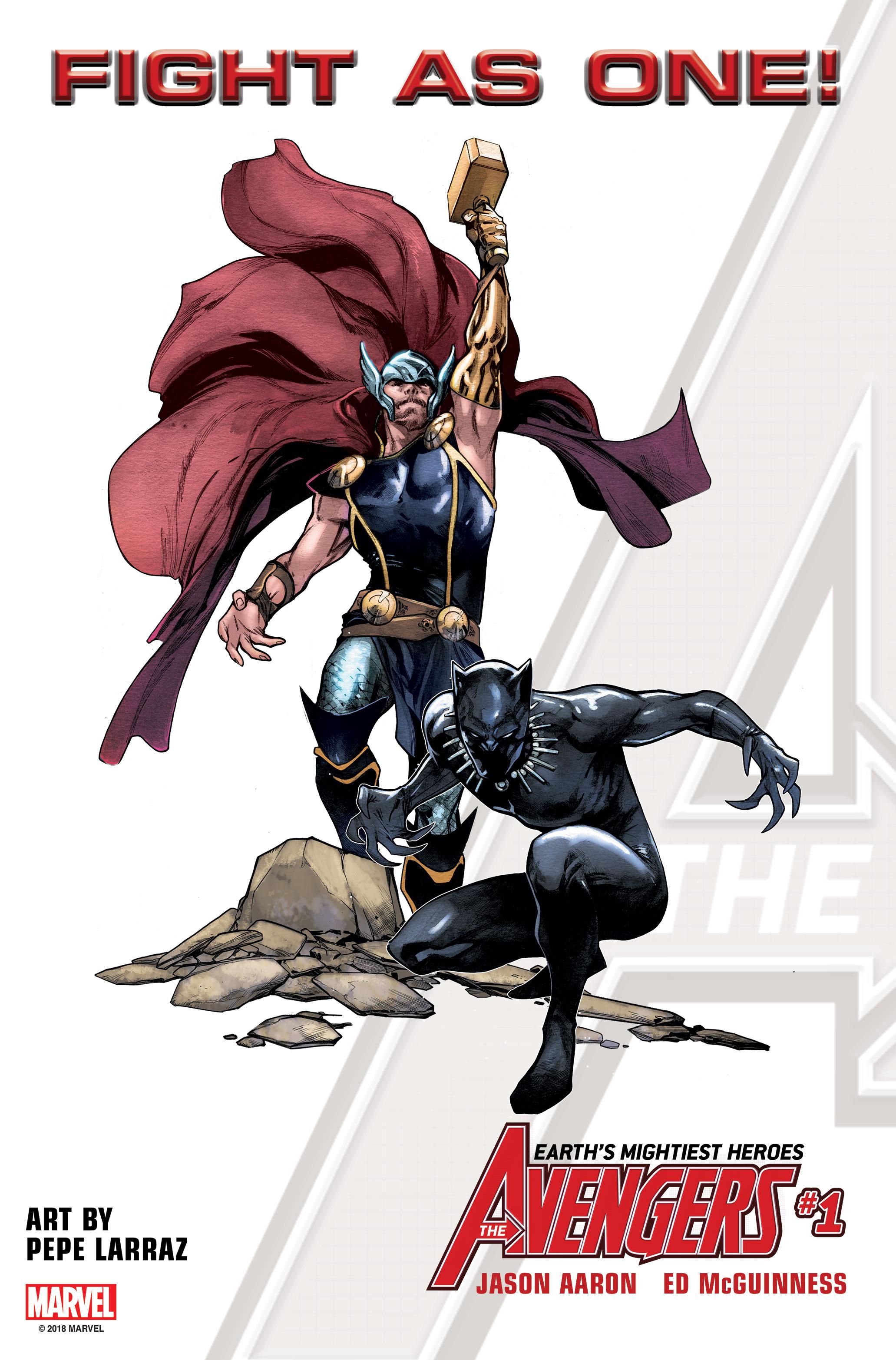 Avengers #1 Cover by Pepe Larraz