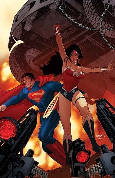 SUPERMAN/WONDER WOMAN #28 Cover