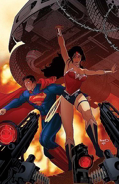SUPERMAN/WONDER WOMAN #28 Cover
