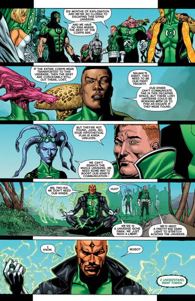 Green Lantern Corps: Edge of Oblivion #1 Preview Page