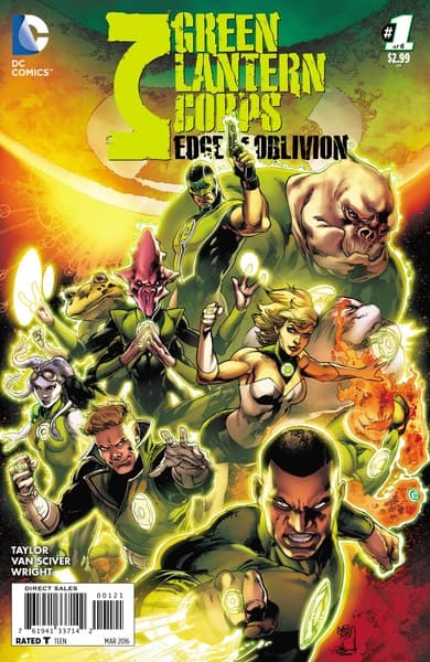 Green Lantern Corps: Edge of Oblivion #1 Cover
