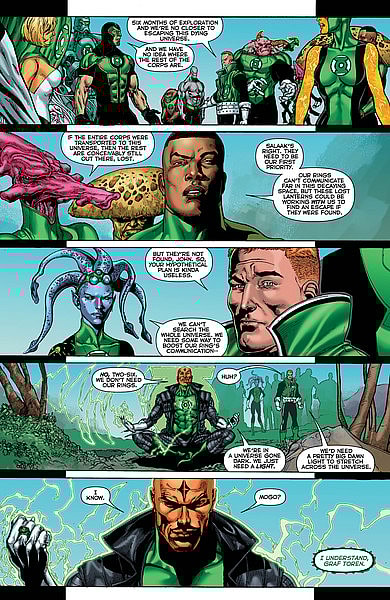 Green Lantern Corps: Edge of Oblivion #1 Preview Page