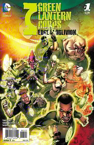 Green Lantern Corps: Edge of Oblivion #1 Cover