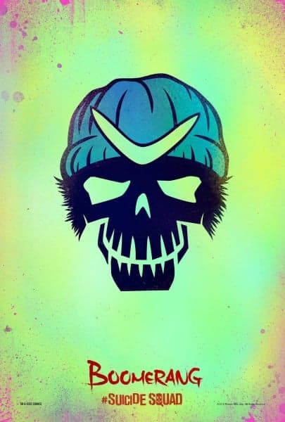 Suicide Squad Captain Boomerang Movie Poster
