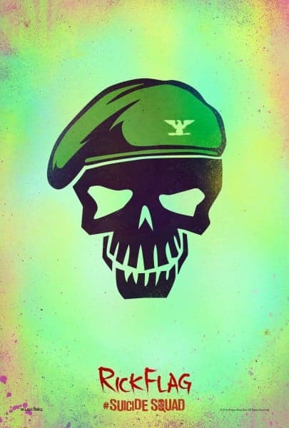Suicide Squad Rick Flag Movie Poster