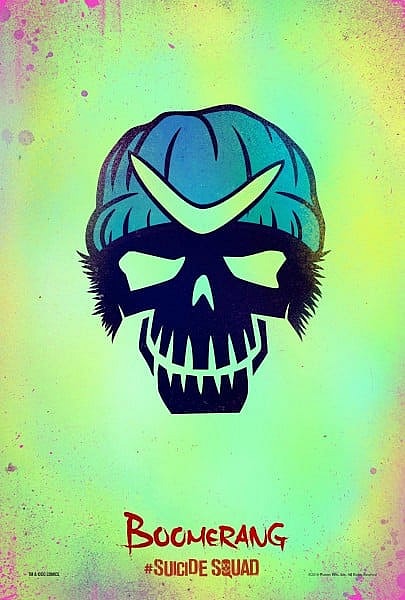 Suicide Squad Captain Boomerang Movie Poster