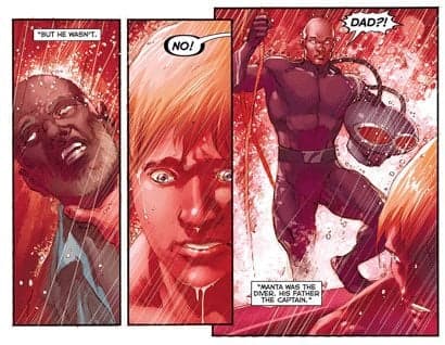 Black Manta and Aquaman - DC Comics
