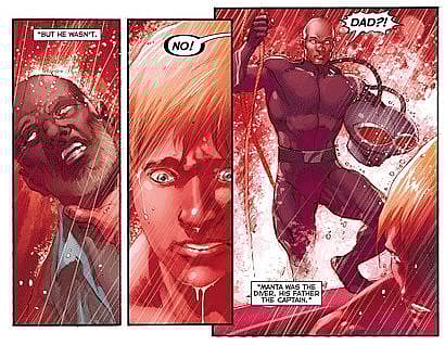 Black Manta and Aquaman - DC Comics