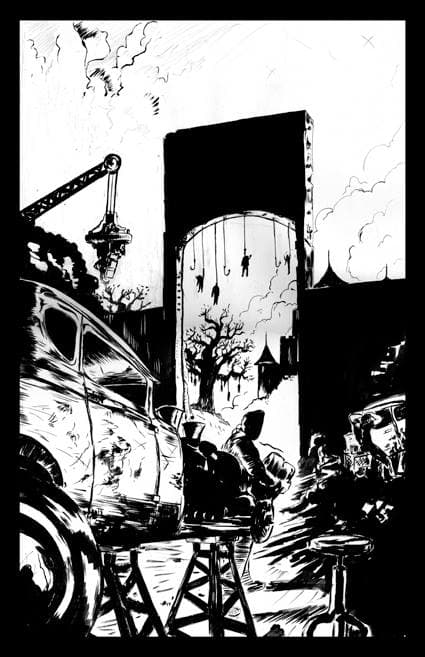 Stitch and Merc's Junkyard from The Showdown