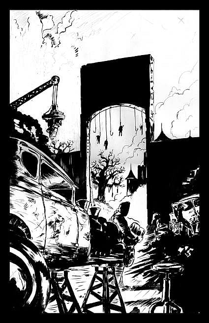 Stitch and Merc's Junkyard from The Showdown