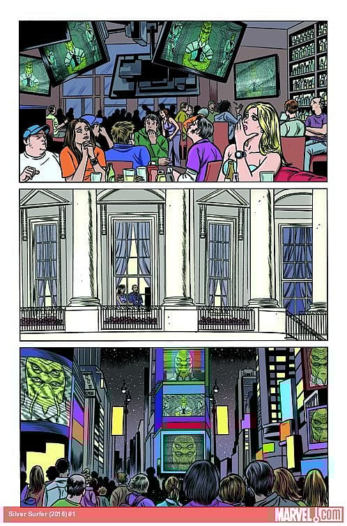 Silver Surfer #1 Preview Page