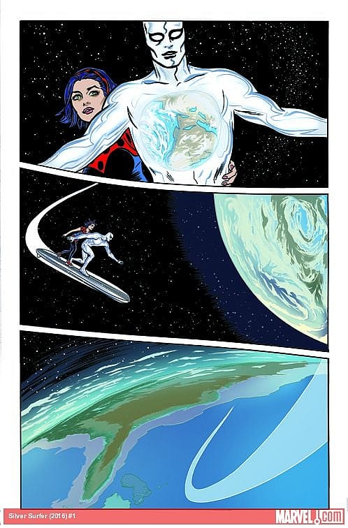 Silver Surfer #1 Preview Page