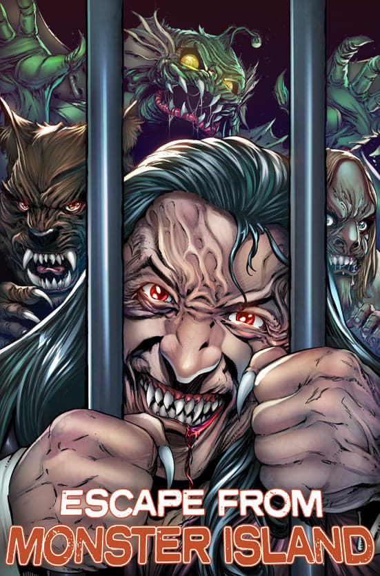 Escape From Monster Island #1 Cover
