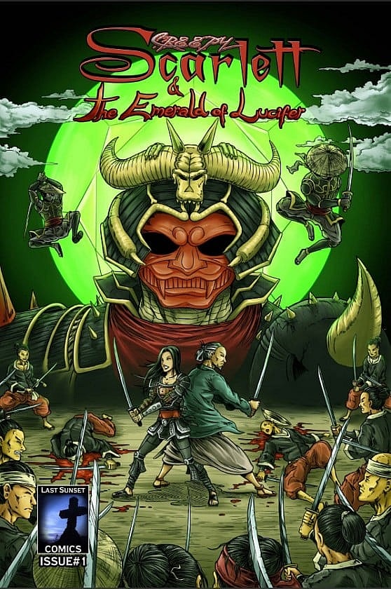 Creepy Scarlett Book The Emerald of Lucifer Cover