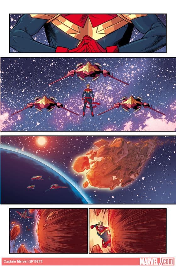 Captain Marvel #1 Preview Page