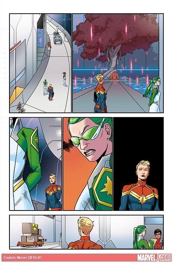 Captain Marvel #1 Preview Page