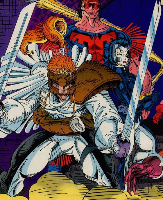 Shatterstar and Domino