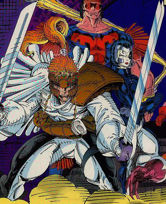 Shatterstar and Domino