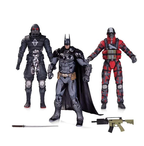 BATMAN: ARKHAM BATMAN AND THUGS ACTION FIGURES 3-PACK
