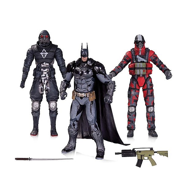 BATMAN: ARKHAM BATMAN AND THUGS ACTION FIGURES 3-PACK