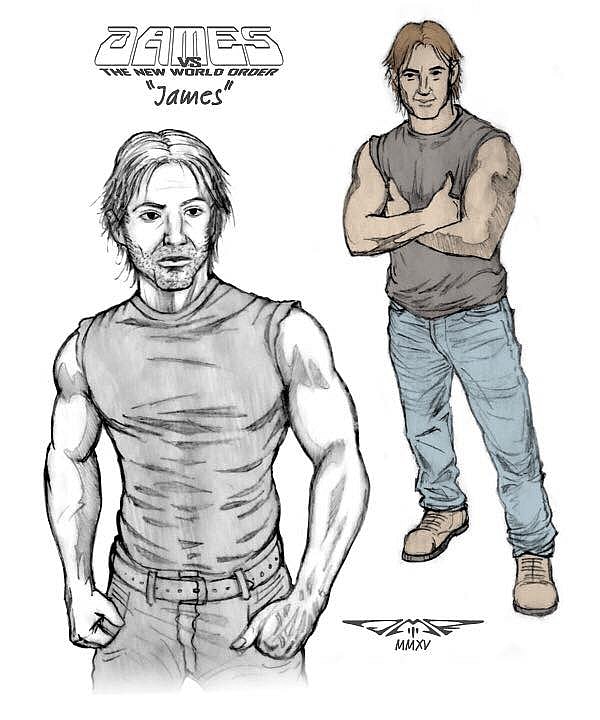 James vs The New World Order sketch