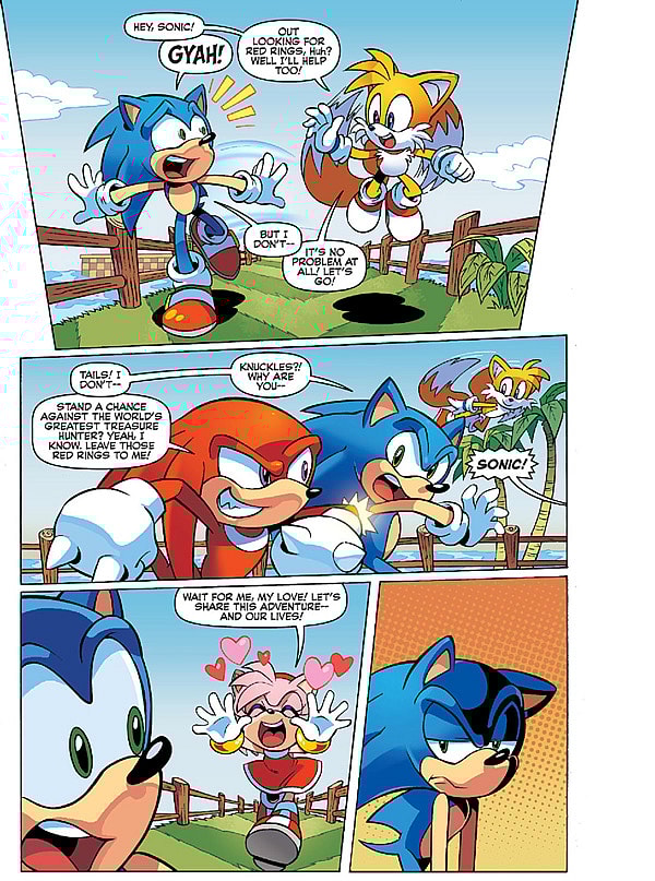 Sonic Comics Spectacular: Speed of Sound TP Preview Page