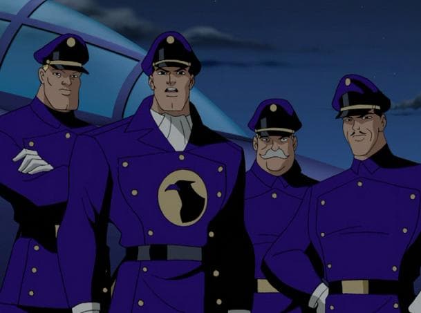 The Blackhawk Squadron in "Justice League: The Animated Series" - Warner Bros. Animation